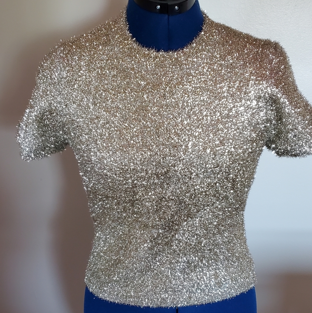 Guess by Marciano metallic top